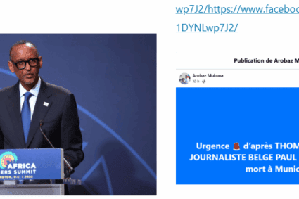 Non, le président rwandais Paul Kagame n’est pas mort : une rumeur infondée relayée sur Facebook