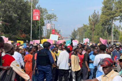 Nord-Kivu : la population descend dans les rues pour exiger la paix, un mémorandum déposé à la MONUSCO